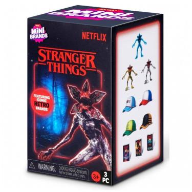 Imagem de Playset Mini Brands Fill The Fridge ZURU, geladeira para miniaturas colecionáveis Stranger Things com cápsulas surpresa