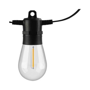 Imagem de Luz De Cordão Solar S14 À Prova d'Água Para Exterior, LED Retro, Guirl