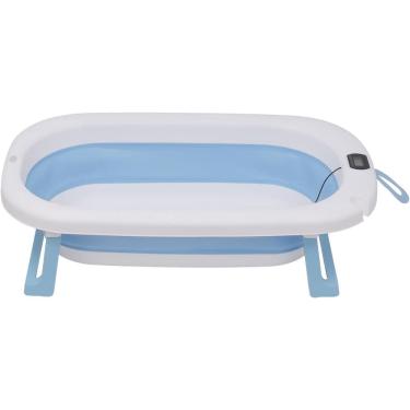 Imagem de Banheira Retrátil Para Bebê Azul Com Termômetro Zippy Toys