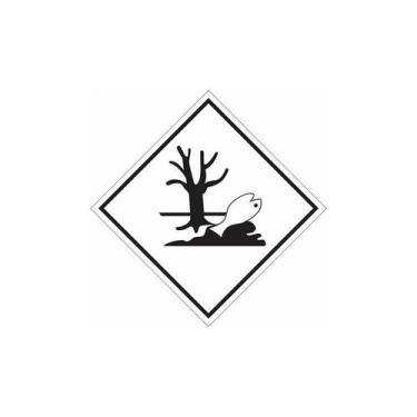 Imagem de Placa Simbologia de Risco Para Transportes de Carga Perigosa 30x30 Pla