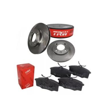 Imagem de Par Disco E Pastilha Freio Gol Saveiro Parati G2 G3 G4 Varga RCDI01020