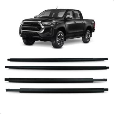 Imagem de Kit Pestana Hilux 2016 a 2024 Externa Dianteira e Traseira - SP ACESSÓ