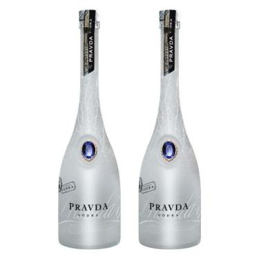 Imagem de KIT 2 Vodka Pravda 750ml