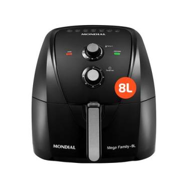 Imagem de Fritadeira Sem óleo Air Fryer 8l Preto 127v - Mondial, Preto, 110V
