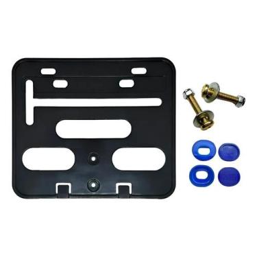 Imagem de Suporte Protetor De Placa Moto Mercosul Plástico - Congratulations Sto