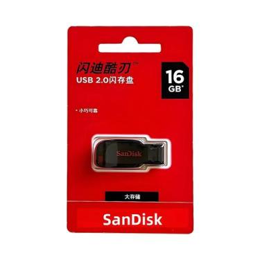 Imagem de Pen Drive SanDisk Cruzer Blade USB Flash Drive 128GB 64GB 32GB 16GB US