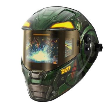 Imagem de Capacete de Soldagem Inteligente ANDELI com Escurecimento Automático 7