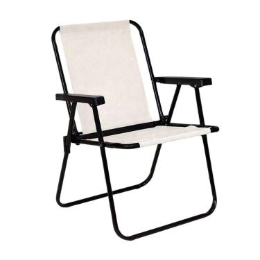 Imagem de Cadeira de Praia Alta Sannet Aço 110kg Cores Mor