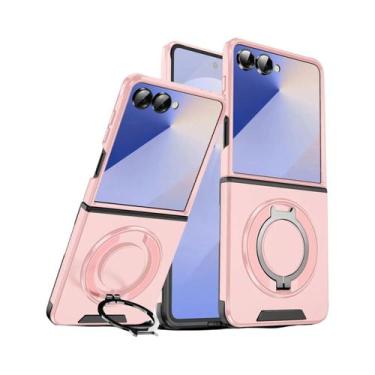 Imagem de 360 graus Capa Protetora Magnética Antichoque Para Samsung Z Flip 6 7 