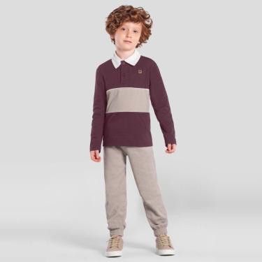 Imagem de Camisa polo infantil menino colorblock Mundi