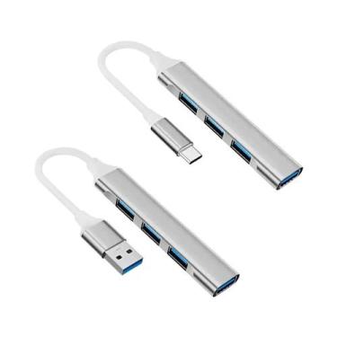 Imagem de Hub USB Tipo C 3.0 De 4 Portas Para Telefone E Tablet Android, Adaptad