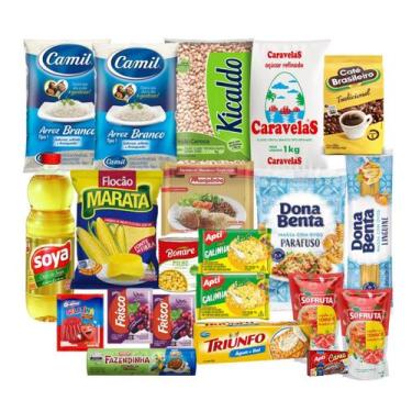 Imagem de Cesta Básica De Alimentos Completa 21 itens De Qualidade - Acasa Cente