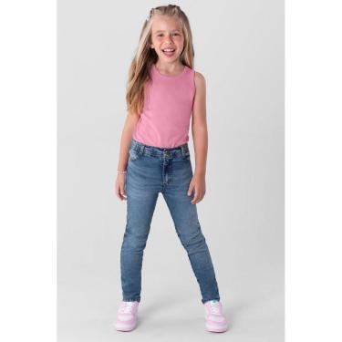 Imagem de Calça infantil menina em jeans Brandili