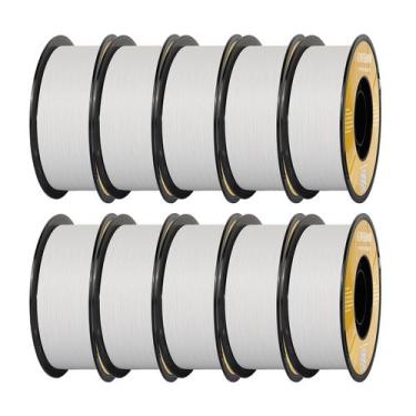Imagem de Filamento de impressora 3D Kingroon Matte PLA 1,75 mm 10 kg (10 rolos)