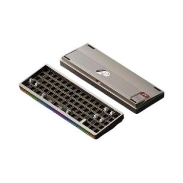 Imagem de Kit De Teclado Mecânico RGB Weikav NUT65 Em Alumínio Com Dupla Vedação