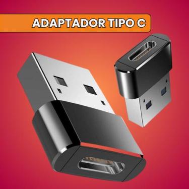 Imagem de Adaptador Plug Usb Tipo C Para Usb 3.0 Macho Dados Otg - Malaysia Coll