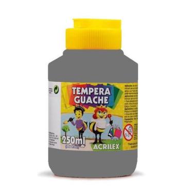 Imagem de Tinta Tempera Guache 250ml Cinza 933 - Acrilex