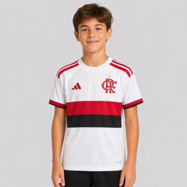 Imagem de Camisa Adidas Flamengo II 2026 Juvenil, 10 ANOS