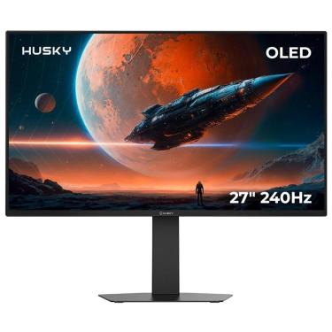 Imagem de Monitor Gamer Husky Boreal OLED 27", QHD, 240Hz, RGB, DisplayPort e HDMI, 1.07B-Unissex