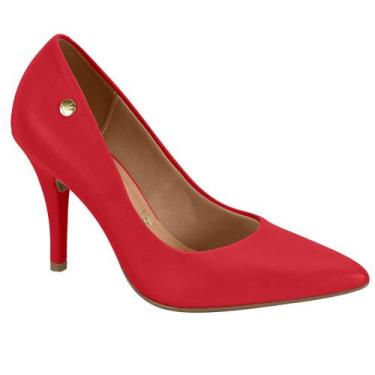 Imagem de Sapato Feminino Scarpin Salto Fino Alto Vizzano 1184.1101, Vermelho pe