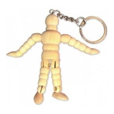 Imagem de Boneco Articulado Mini Chaveiro - SINOART