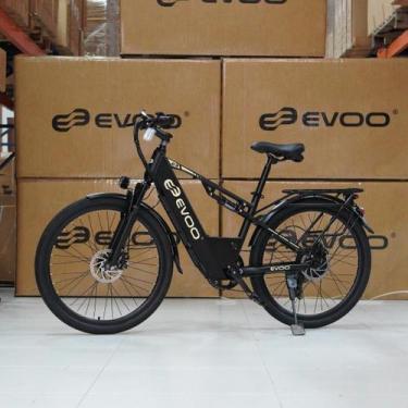 Imagem de Bike Elétrica Evoo Tank 500W 48V Freio Disco Aro 26 Preto