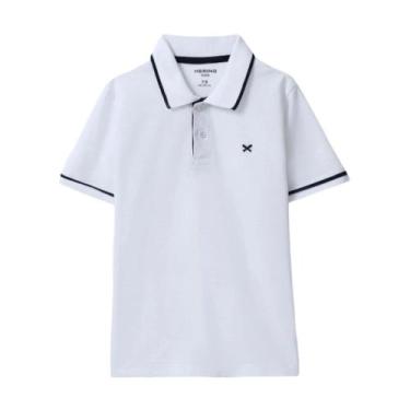 Imagem de Hering Kids Camisa Polo Basica Branco, 04, Branco
