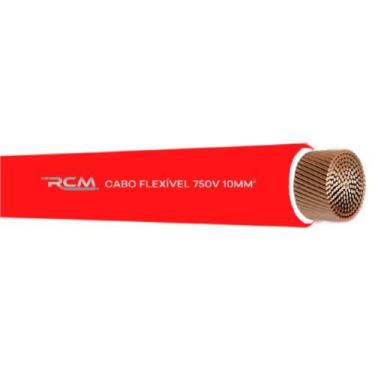 Imagem de Fio Cabo Flexível 750v 10mm Vermelho - Rcm