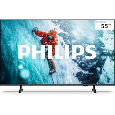 Imagem de Smart TV Philips 55" 4K DLED Titan OS