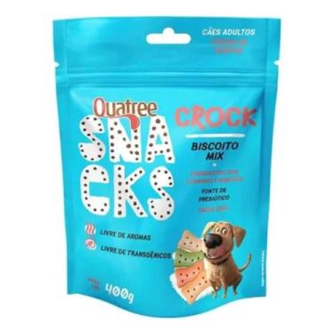 Imagem de Quatree snacks crock mix cães 400g