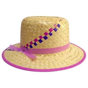 Imagem de Chapéu De Palha Mocinha Festa Junina - UD25, Rosa