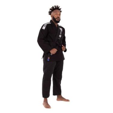 Imagem de Kimono Torah Trançado Advanced Jiu Jitsu - Adulto, A0, Preto