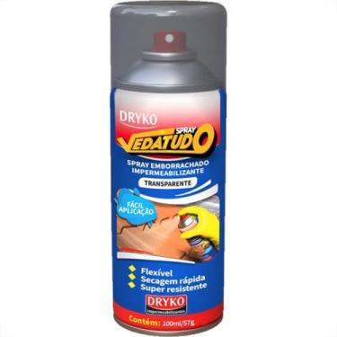 Imagem de Borracha Liquida Spray Impermeabilizante Dryko Vedatudo Transparente 1