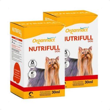 Imagem de 2 Nutrifull Dog Pet 30 Ml Suplemento Organnact Envio Imediat