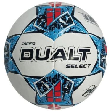 Imagem de Bola de Futebol Select Pro Costurada à Mão com Laminado PU Azul e Vermelho Dualt