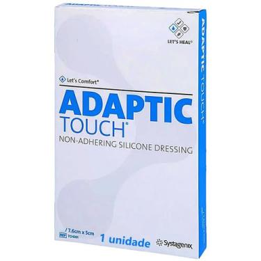 Imagem de Curativo Adaptic Touch em Silicone 7.6x5cm ref TCH501 - unidade - Syst