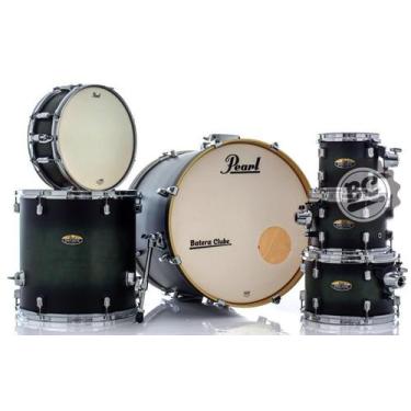 Imagem de Bateria Pearl Decade Maple Deep Forest Burst 20,8,10,12,14 com Caixa (