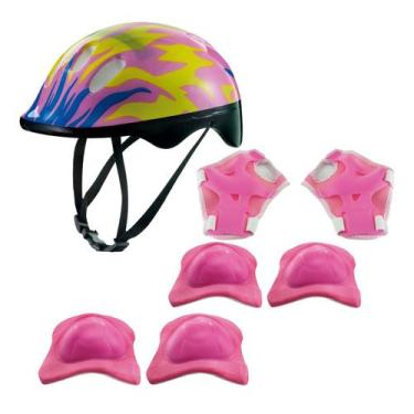 Imagem de Capacete Kit de Proteção Radical Infantil com Acessórios Esportivo - Z
