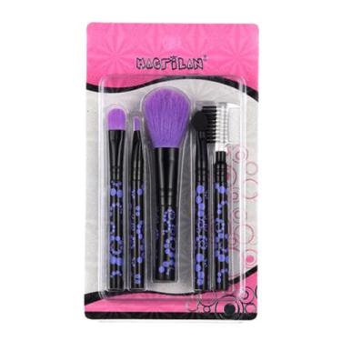 Imagem de Kit com 5 pincéis macrilan roxo ref.kp5-35