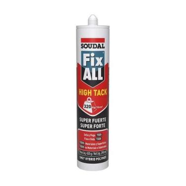 Imagem de Cola Selante Super Forte FIX ALL HIGH TACK Soudal 420g BRANCO