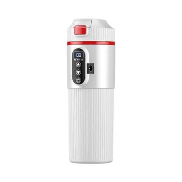 Imagem de Copo Elétrico Aquecedor De 500ML 12V 24V Em Aço Inoxidável Para Carro,