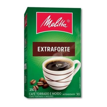 Imagem de Café Moído Melitta Extraforte a Vacuo Pacote 250g