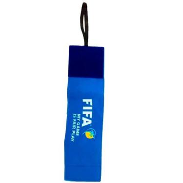 Imagem de Faixa de Capitão Ajustável Braçadeira Futebol com Elástico - Estilo Bo
