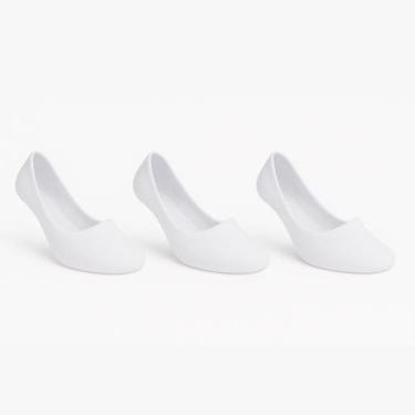 Imagem de Kit 3 Pares Meia Feminina Sapatilha Selene 34/38 Conforto Invisível, B