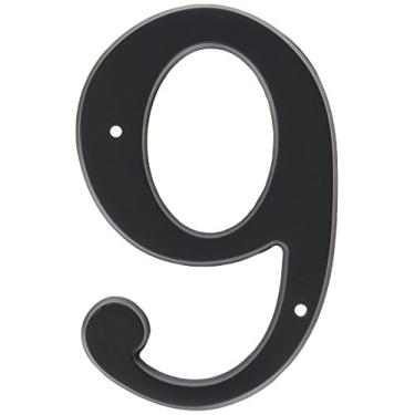 Imagem de Baldwin 90679190# 9 Número de casas plano, preto