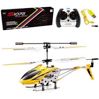 Imagem de Cheerwing S107/S107G Phantom 3CH 3.5 Channel Mini RC Helicopter with Gyro Yellow