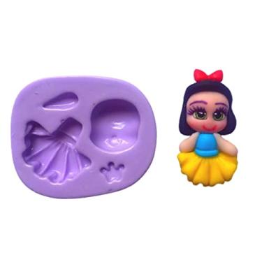 Imagem de Confeitaria dos moldes, F733 MOLDE DE SILICONE BONECA PRINCESA CONFEITARIA ARTESANATO