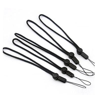 Imagem de YOUOWO Pacote com 5 cordões de nylon de comprimento ajustável, para pen drive USB, chave de celular, iPod, MP3, MP4, crachá de cartão de identificação e outros dispositivos eletrônicos pequenos