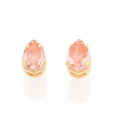 Imagem de Brinco infantil com zircônias Rosa claro-525929-Rommanel Cor: Rosa claro
