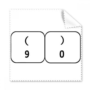 Imagem de Teclado Symbol 9 0 Art Deco, presente, moderno, pano de limpeza, limpador, 5 peças